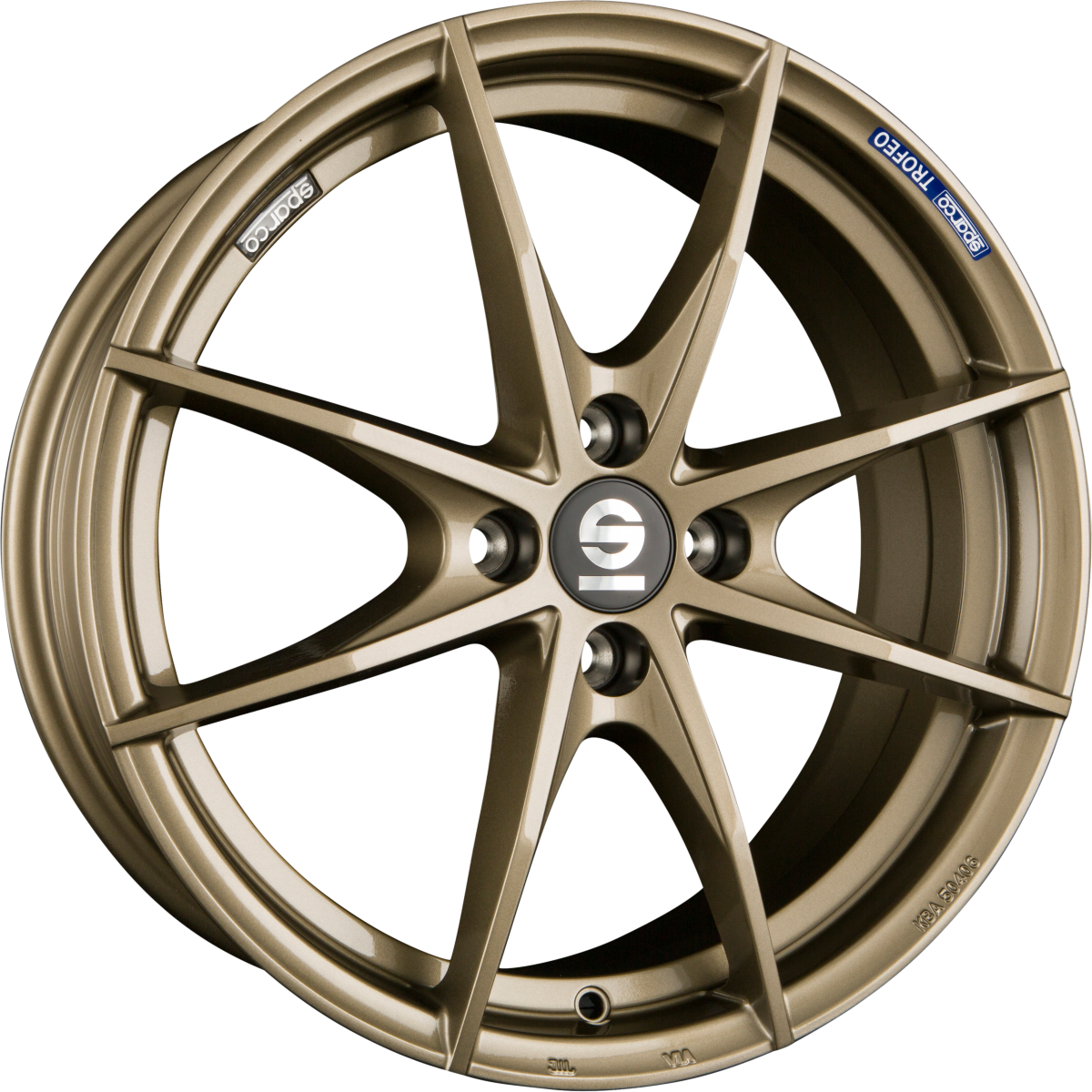 Sparco Trofeo 4 Gloss Bronze Alufelge 7x17 Zoll ET33 LK 4x100 ML63.3 – Bild 2