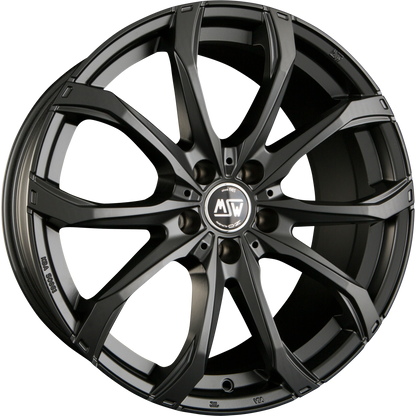 MSW 48 matt black Alufelge 9x19 Zoll ET45 LK 5x120 ML72.56 – Bild 4