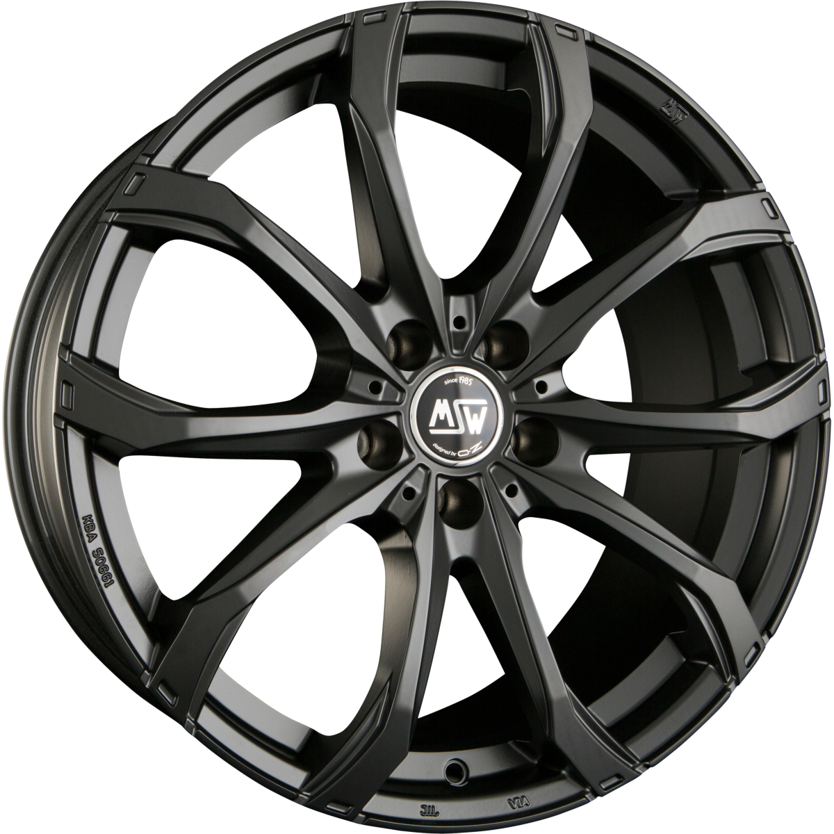 MSW 48 Matt Black Alufelge 7.5x17 Zoll ET40 LK 5x114.3 ML73.1 – Bild 2