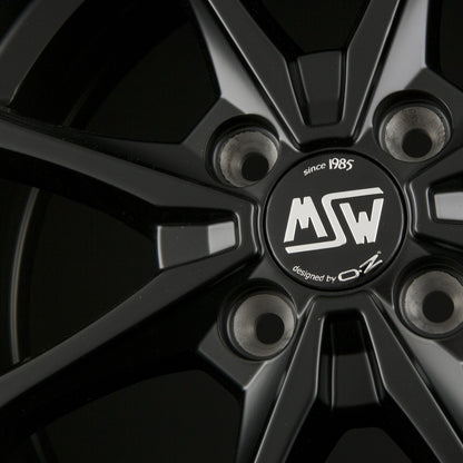 MSW X4 Matt Black Alufelge 6x16 Zoll ET44 LK 4x100 ML60.1 – Bild 4