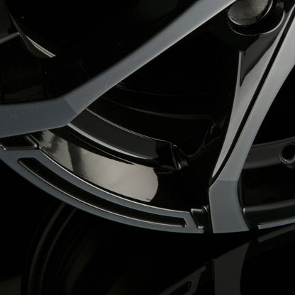 MSW X4 Gloss Black Full Polished Alufelge 6x16 Zoll ET40 LK 4x100 ML63.3 – Bild 3
