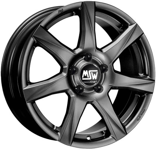 MSW 77 Matt Dark Grey Alufelge 6x15 Zoll ET42 LK 4x100 ML63.3