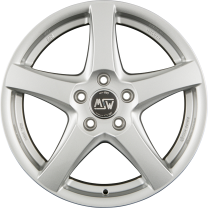 MSW 78 Full Silver Alufelge 6.5x16 Zoll ET46 LK 5x112 ML73.1