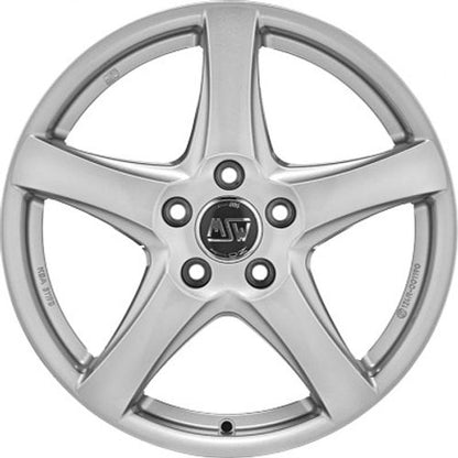 MSW 78 full silver Alufelge – Bild 2