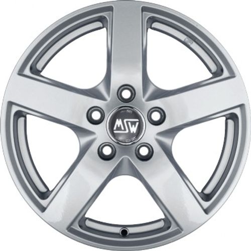 MSW 55 full silver Alufelge – Bild 2