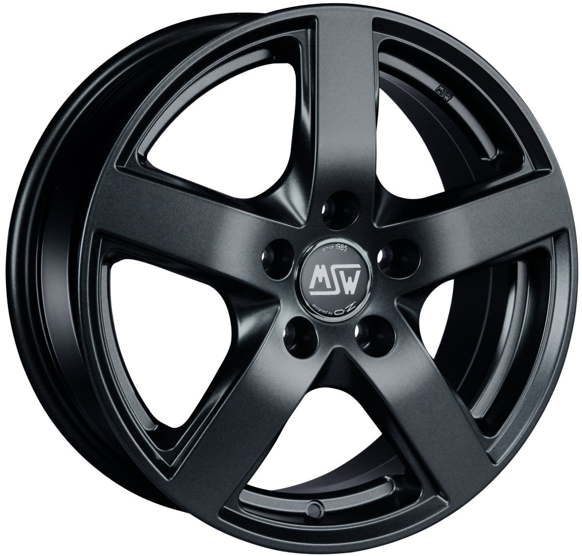 MSW 55 matt dark grey Alufelge