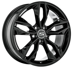 MSW 71 gloss black Alufelge 8x18 Zoll ET35 LK 5x110 ML65.06