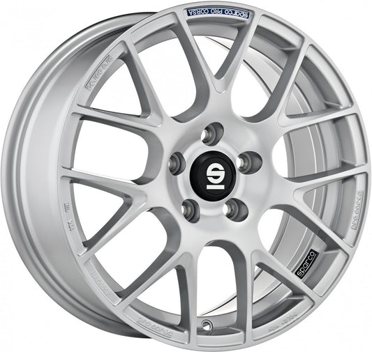 Sparco Pro Corsa full silver Alufelge 8x18 Zoll ET35 LK 5x112 ML73.1