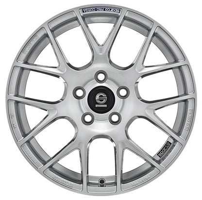 Sparco Pro Corsa full silver Alufelge 8x18 Zoll ET35 LK 5x112 ML73.1 – Bild 2