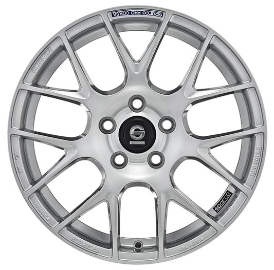 Sparco Pro Corsa full silver Alufelge 8x18 Zoll ET35 LK 5x112 ML73.1 – Bild 2