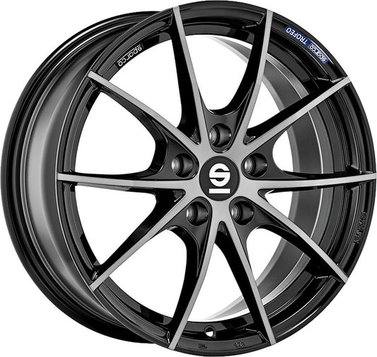 Sparco Trofeo 5 fume black full polished Alufelge 7.5x17 Zoll ET29 LK 5x120 ML72.56
