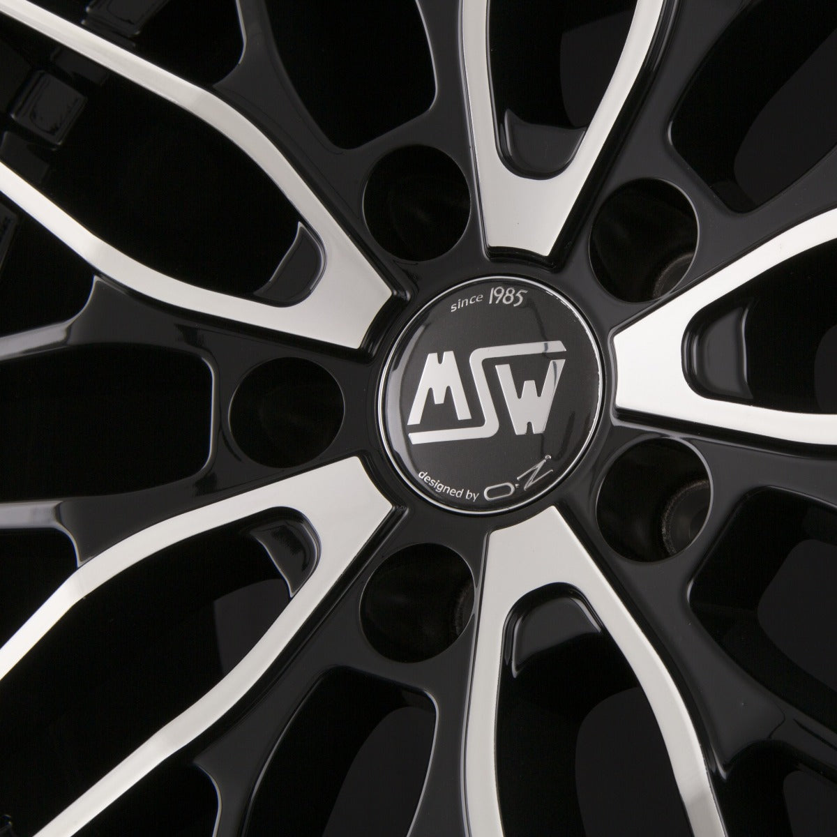 MSW 72 gloss black full polished Alufelge 7x17 Zoll ET35 LK 5x100 ML63.3 – Bild 7