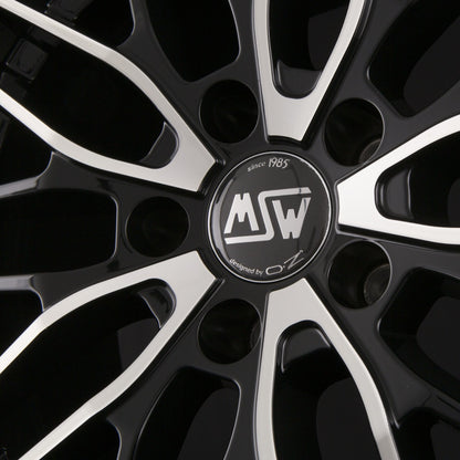 MSW 72 gloss black full polished Alufelge 7x17 Zoll ET35 LK 5x100 ML63.3 – Bild 7