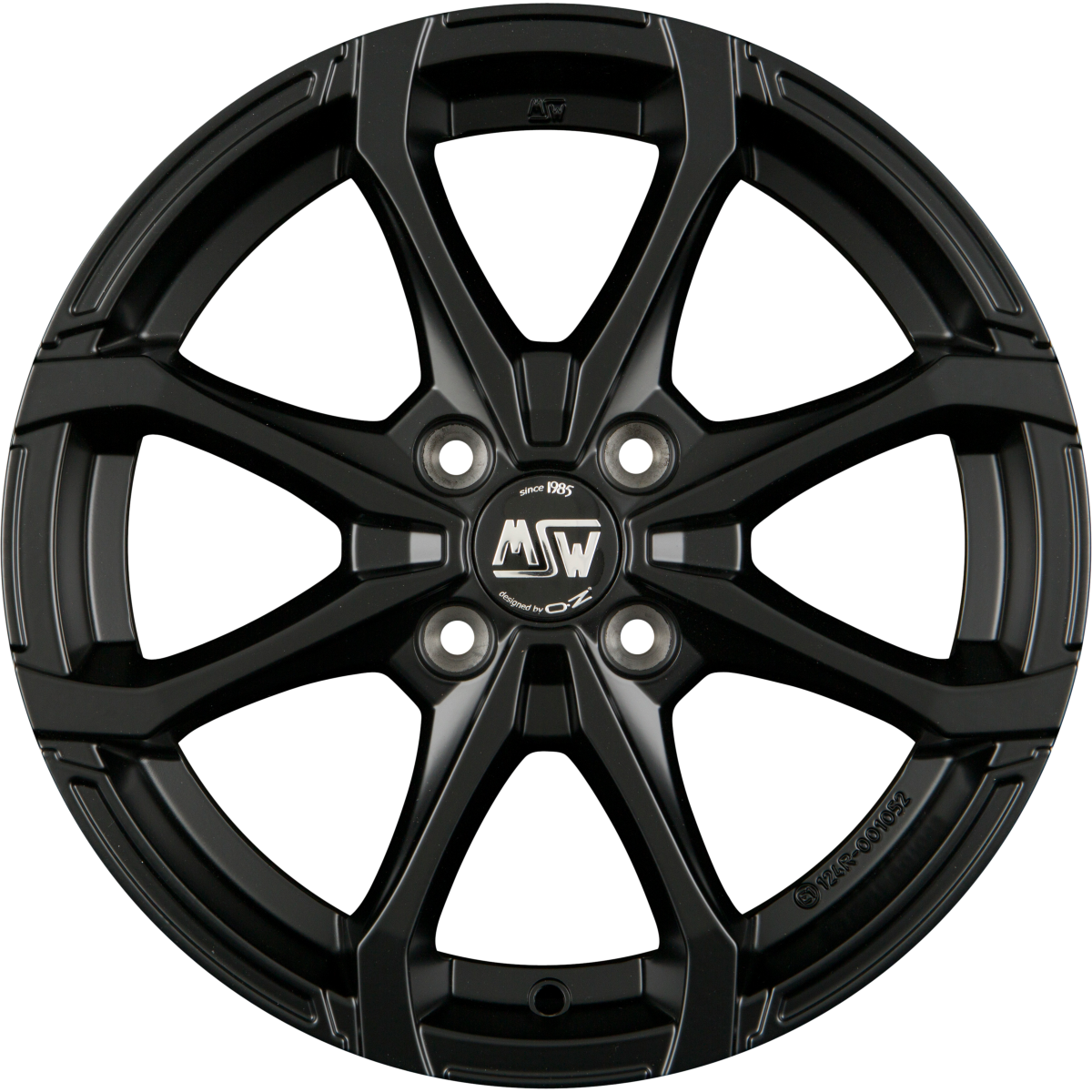 MSW X4 Matt Black Alufelge 5.5x14 Zoll ET35 LK 4x100 ML63.3