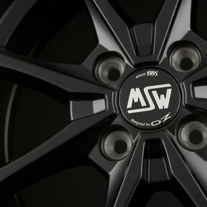 MSW X4 Matt Black Alufelge 5.5x14 Zoll ET35 LK 4x100 ML63.3 – Bild 4