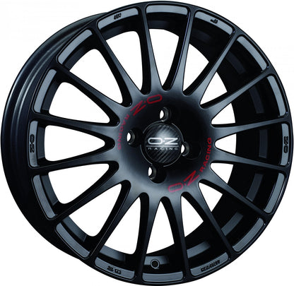 OZ Superturismo GT mattschwarz Alufelge 7x18 Zoll ET35 LK 4x100 ML68