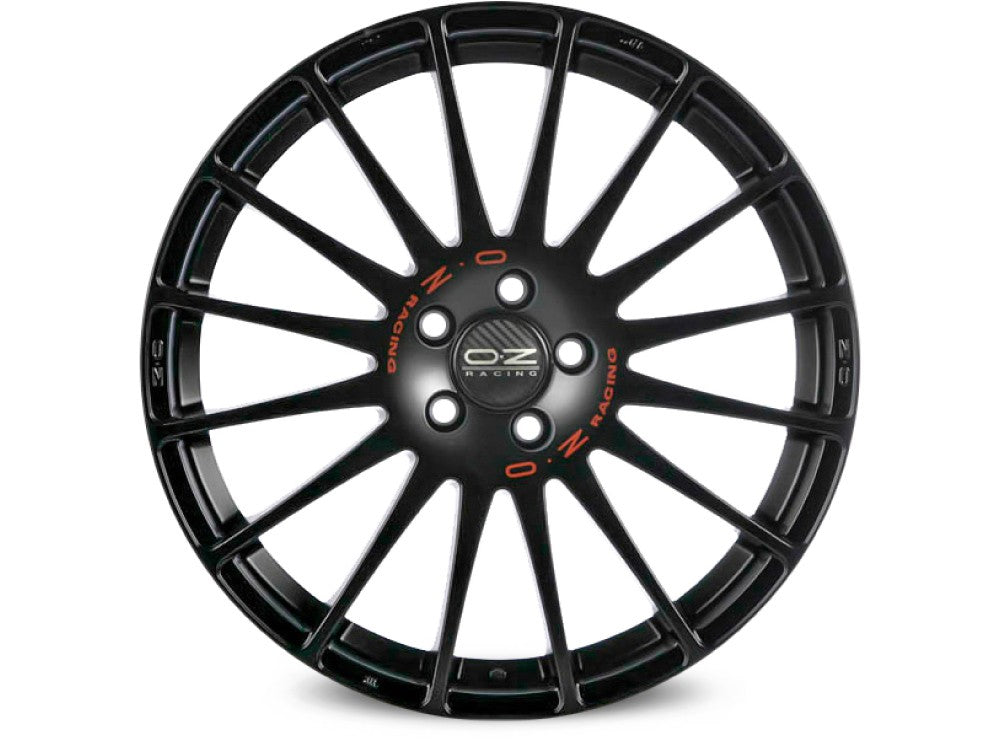 OZ Superturismo GT mattschwarz Alufelge 7x18 Zoll ET35 LK 4x100 ML68 – Bild 2