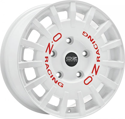 OZ Rally Racing white Alufelge 8x18 Zoll ET45 LK 5x100 ML68