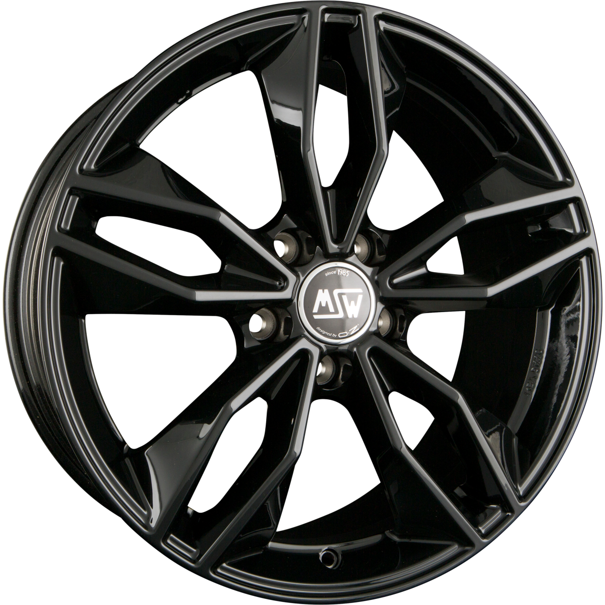 MSW 71 gloss black Alufelge 8x19 Zoll ET45 LK 5x112 ML73.1 – Bild 4