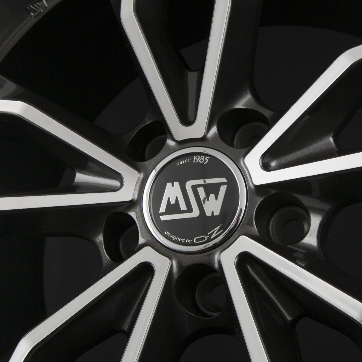 MSW 71 Gloss Dark Grey Full Polished Alufelge 8.5x19 Zoll ET45 LK 5x108 ML73.1 – Bild 4