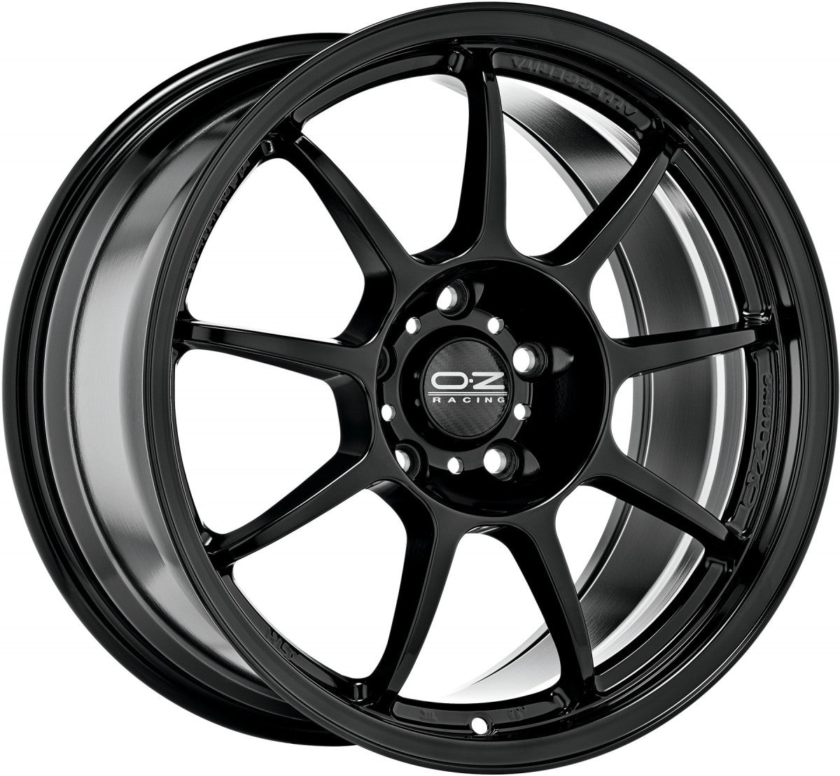 OZ Alleggerita HLT gloss black Alufelge 8x17 Zoll ET35 LK 5x100 ML68