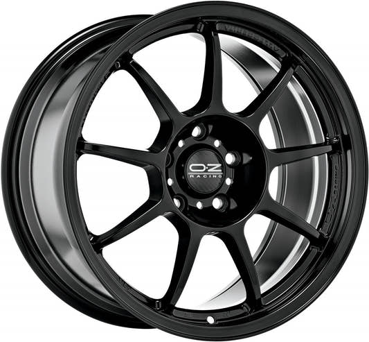 OZ Alleggerita HLT gloss black Alufelge 9x18 Zoll ET43 LK 5x130 ML71.56