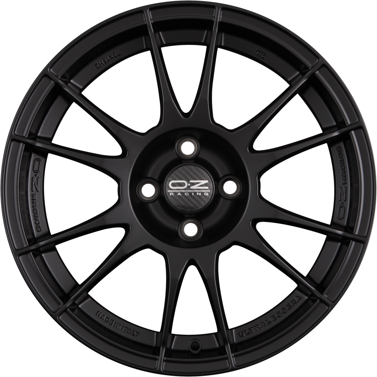 OZ Ultraleggera Matt Black Alufelge 7x18 Zoll ET35 LK 4x100 ML68