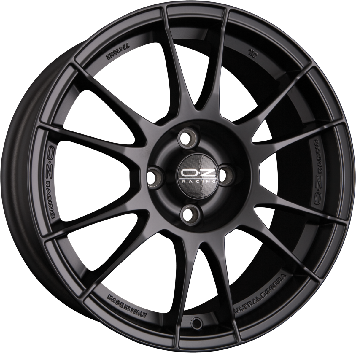 OZ Ultraleggera Matt Black Alufelge 7x18 Zoll ET35 LK 4x100 ML68 – Bild 2