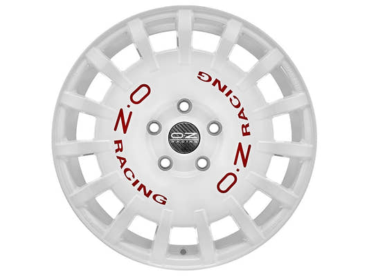 OZ Rally Racing white Alufelge 8x17 Zoll ET45 LK 5x114.3 ML75 – Bild 2