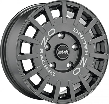 OZ Rally Racing dark graphite Alufelge 8x17 Zoll ET34 LK 5x120 ML79 – Bild 3