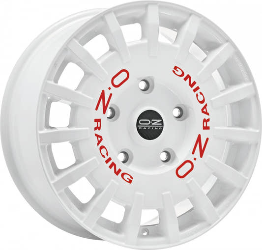 OZ Rally Racing white Alufelge 8x17 Zoll ET25 LK 4x108 ML75