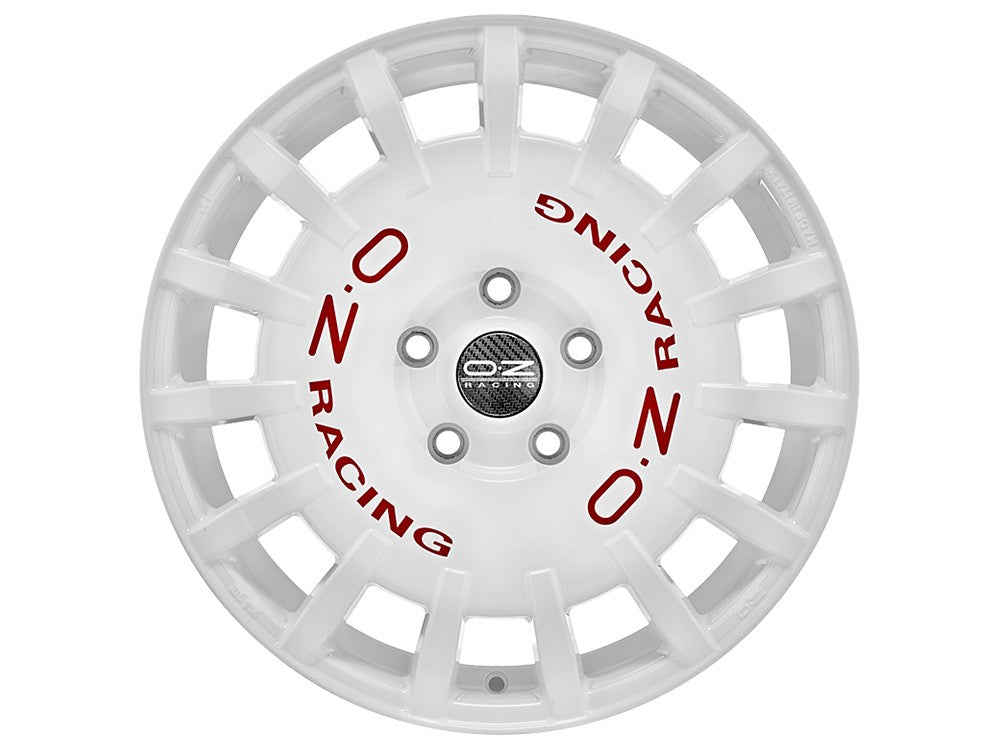 OZ Rally Racing white Alufelge 7x17 Zoll ET30 LK 4x100 ML68 – Bild 2