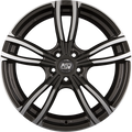 MSW 73 Gloss Dark Grey Full Polish Alufelge 8x18 Zoll ET35 LK 5x112 ML73.1