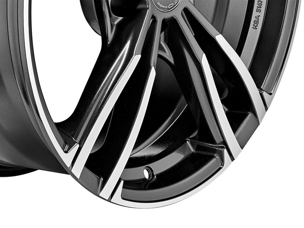 MSW 73 gloss dark grey full polished Alufelge 8x18 Zoll ET42 LK 5x112 ML73.1 – Bild 7