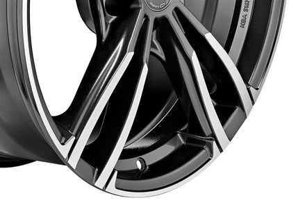 MSW 73 gloss dark grey full polished Alufelge 8x18 Zoll ET42 LK 5x112 ML73.1 – Bild 7