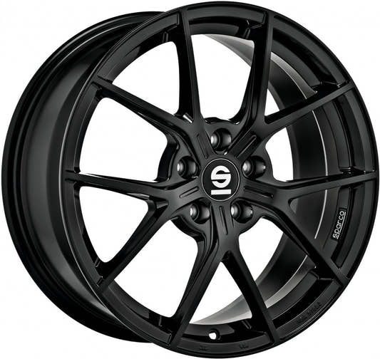 Sparco Podio gloss black Alufelge 7.5x17 Zoll ET45 LK 5x108 ML73.1