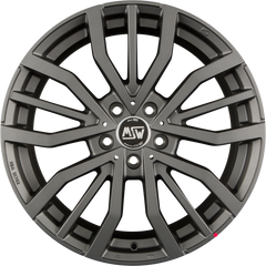 MSW 49 Matt Gun Metal Alufelge 8x18 Zoll ET40 LK 5x112 ML73.1