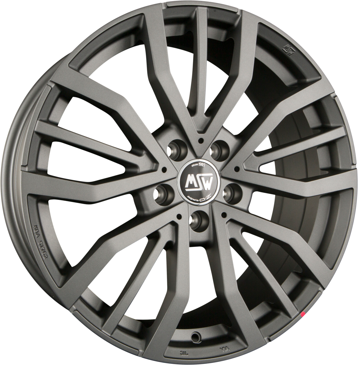 MSW 49 Matt Gun Metal Alufelge 8x18 Zoll ET40 LK 5x112 ML73.1 – Bild 2