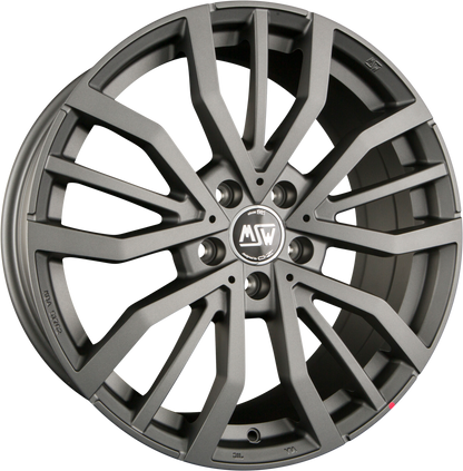 MSW 49 Matt Gun Metal Alufelge 8x18 Zoll ET40 LK 5x112 ML73.1 – Bild 2