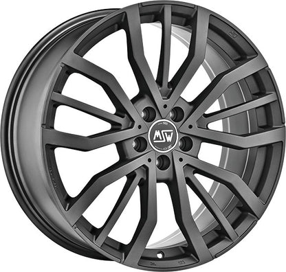 MSW 49 matt gun metal Alufelge 8x19 Zoll ET45 LK 5x114.3 ML73.1