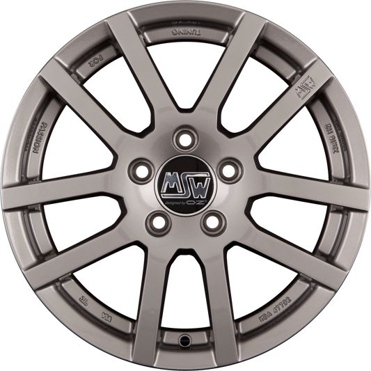 MSW 22 Grey Silver Alufelge 6.5x16 Zoll ET18 LK 4x108 ML65.1