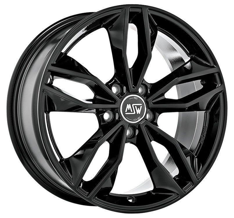 MSW 71 gloss black Alufelge 8x18 Zoll ET34 LK 5x114.3 ML73.1