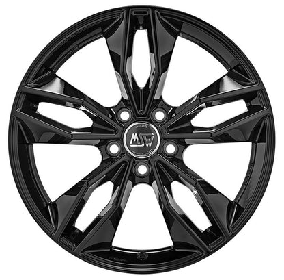 MSW 71 gloss black Alufelge 8x18 Zoll ET34 LK 5x114.3 ML73.1 – Bild 2