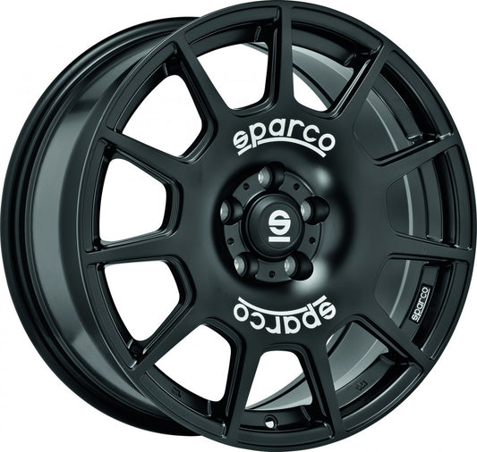 Sparco Terra matt black Alufelge 8x18 Zoll ET35 LK 5x100 ML63.3