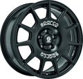 Sparco Terra matt black Alufelge 8x18 Zoll ET45 LK 5x100 ML63.3