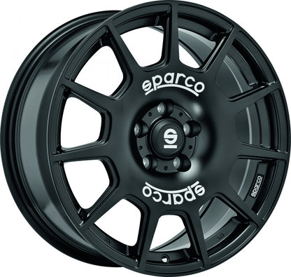 Sparco Terra matt black Alufelge 8x18 Zoll ET45 LK 5x100 ML63.3