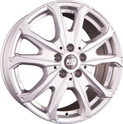 MSW 48 Van Full Silver Alufelge 6.5x16 Zoll ET55 LK 5x118 ML71.1 – Bild 2