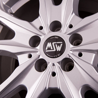 MSW 48 Van Full Silver Alufelge 6.5x16 Zoll ET55 LK 5x118 ML71.1 – Bild 5