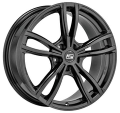 MSW 73 gloss dark grey Alufelge 8x18 Zoll ET35 LK 5x112 ML73.1