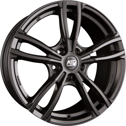 MSW 73 Gloss Dark Grey Alufelge 8.5x18 Zoll ET37 LK 5x120 ML72.6 – Bild 2